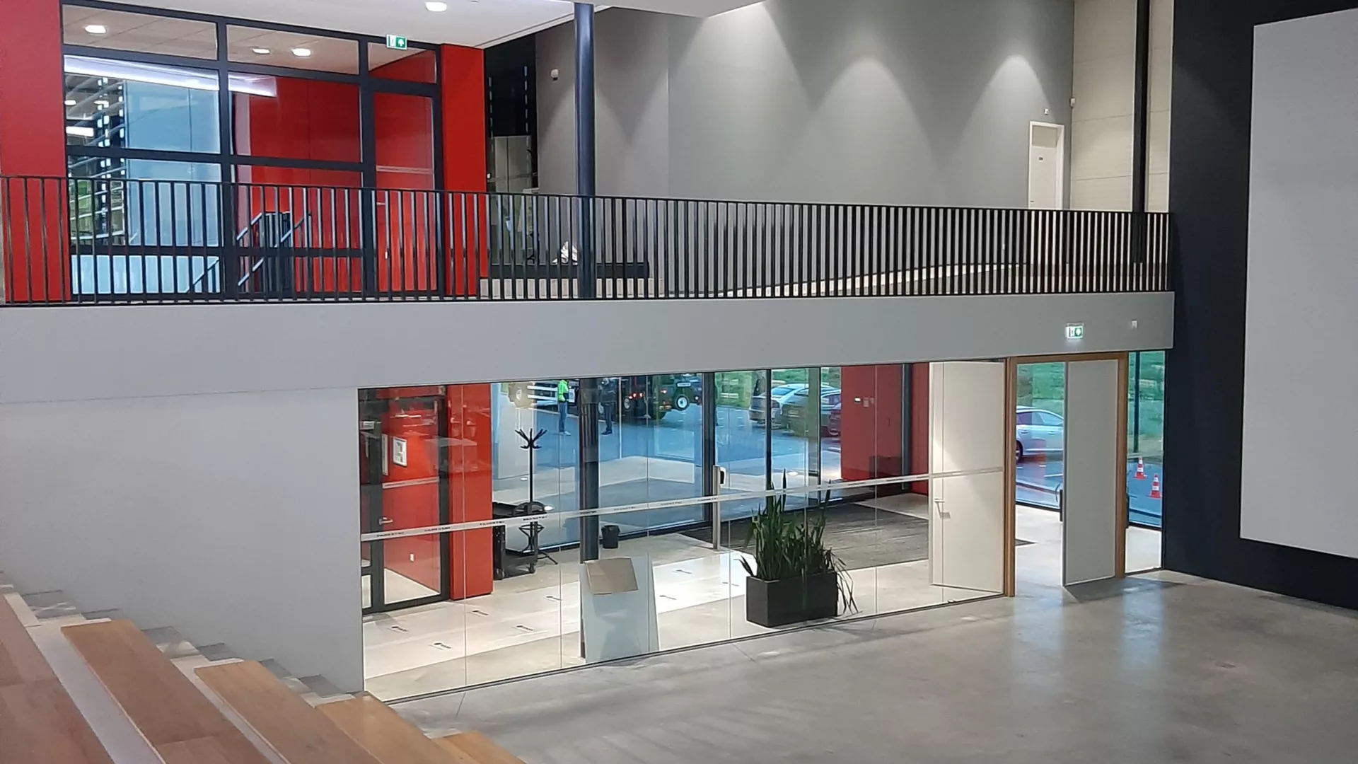 Balink Glas & Aluminium project - Afscheiding met transparantie