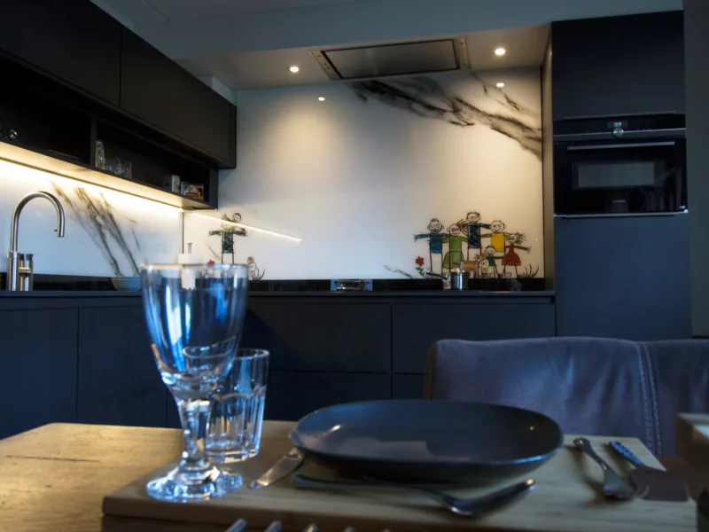 Balink Glas product - Glazen keukenachterwand